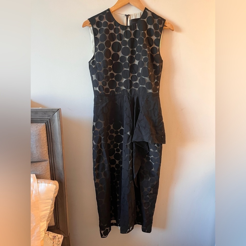 CUSHNIE ET OCHS Polkadot Sleeveless Dress - Size 6